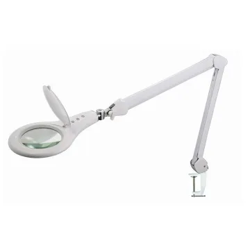 Magnifying Desk Lamp with Clamp and Adjustable Dimmable Light