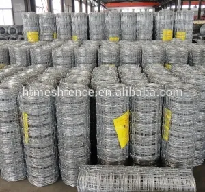 galvanized hinge joint field fence/hinge joint galvanized grass fence factory