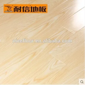 Small embossed wax sealed surface laminate wood flooring