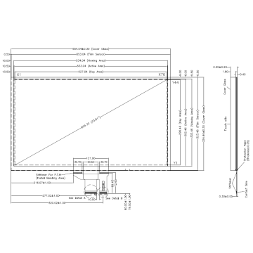 Écran tactile capacitif AMT 23,8 pouces P3034-A20