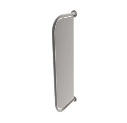 Wall mount urinal partition screen