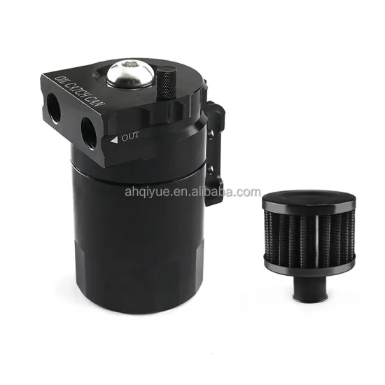 Universal 300ML Breathable Oil Catch Can with Breather Filter - Black Fuel Surge Tank