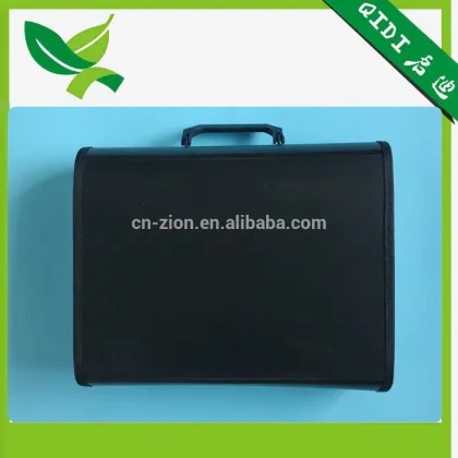 Custom Black File Specialty Expanding Files Bag