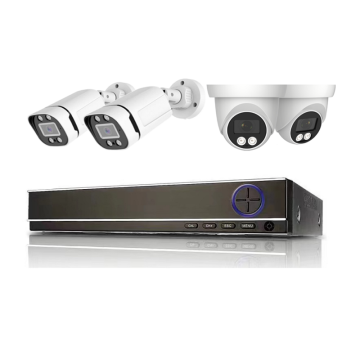 2 Dome 2 Bullet Security DVR Kit - 4CH AHD CCTV System with Hard Disk Drive and Remote Monitoring