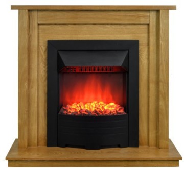 Electric fireplace insert with patented LED flame