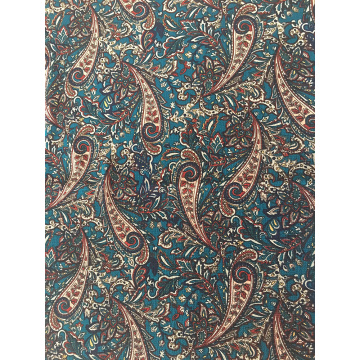 Tecido de impressão Chiffon bolha de poliéster de Design Paisley