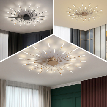 OEM Modern Fireworks LED LEAILE Lampu untuk ruang tamu