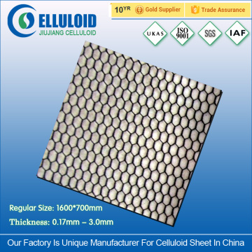 Low price celluloid military material for decorative
