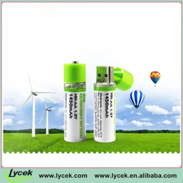aa rechargeable battery aa battery usb charge batteries