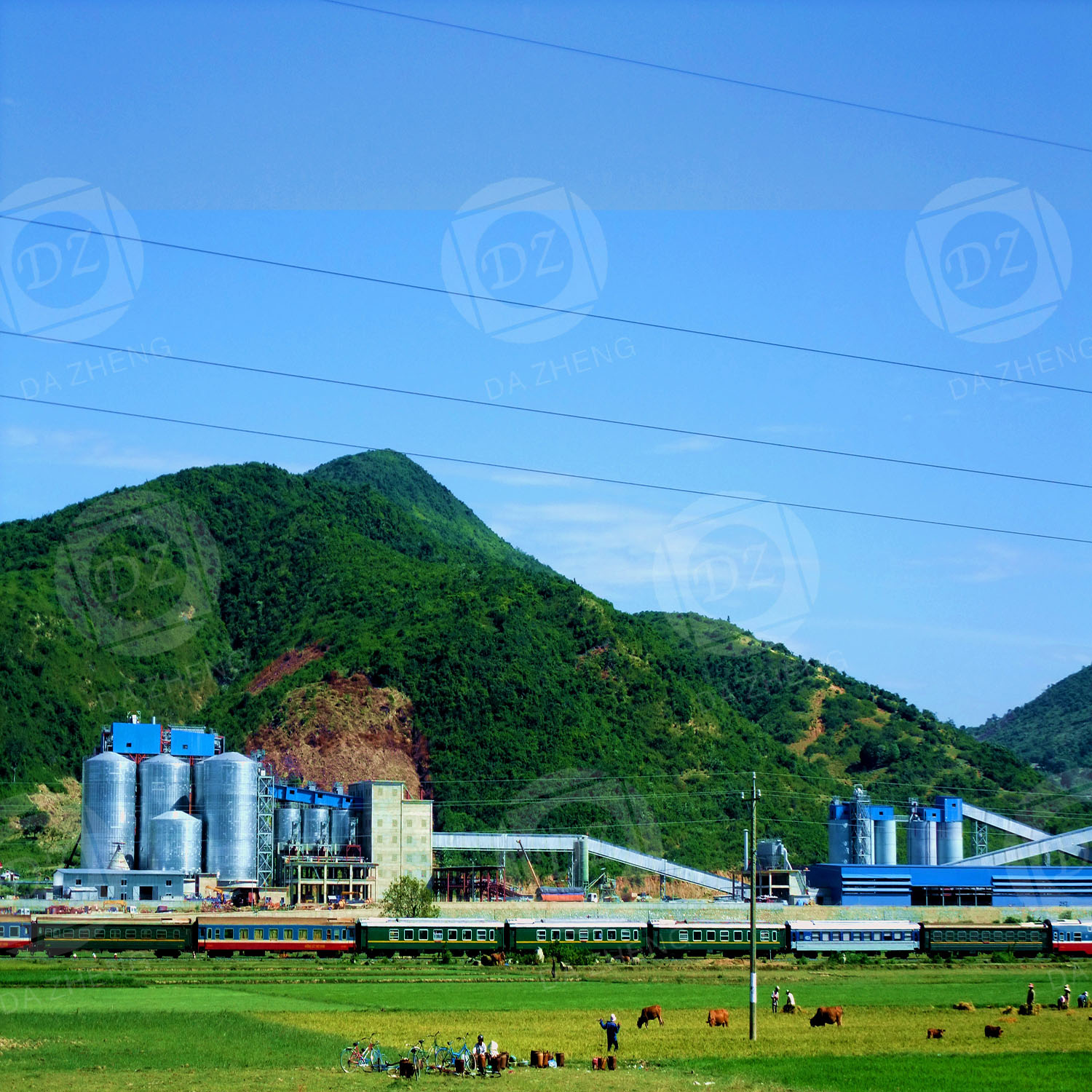 Coal trading commercial storage steel plate silo