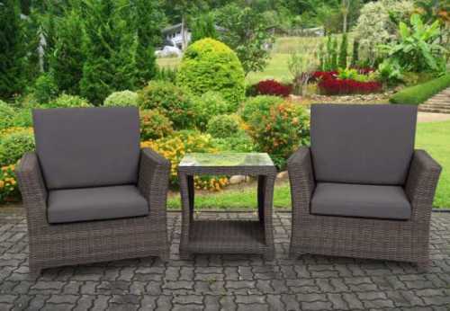 Wicker Rattan Leisure Chair Set