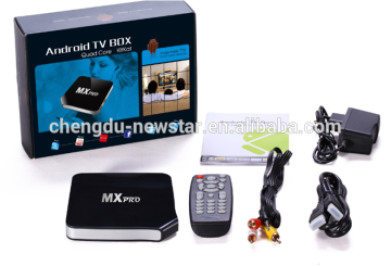Flexible quad-core android tv box