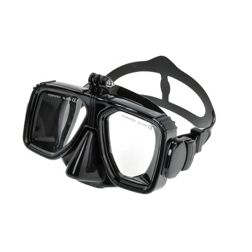 Underwater Tempered Glass Dive Mask with Camera Mount