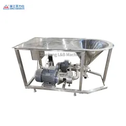 High Efficiency powder and liquid mixing for glue