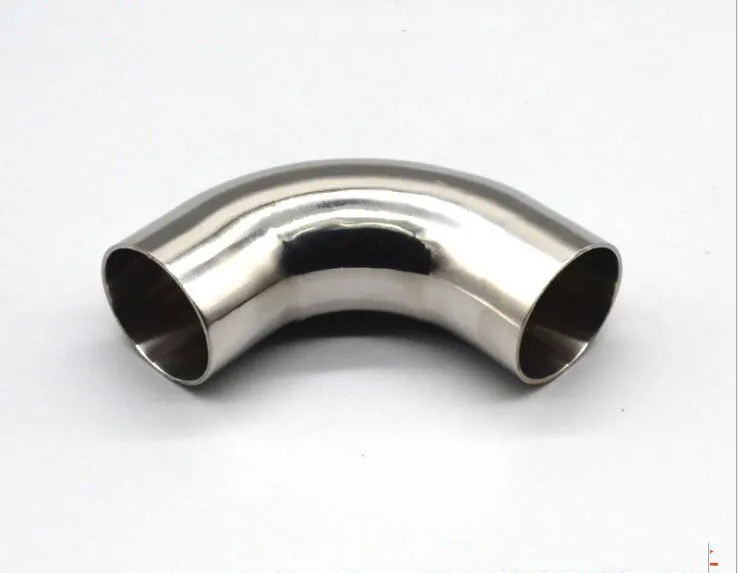 90 gradi 304 in acciaio inossidabile in acciaio inossidabile saldato 2pcs da 5 cm dritta