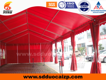 6x18m red wedding tent pvc fabric waterproof
