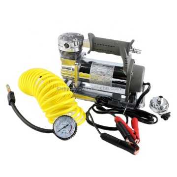Heißverkauf 12 V DC Elektrischer tragbarer Reifeninflator mit Druckmesser