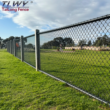 Custom Galvanized Chain Link Mesh Fence: 60x60 50x50 1.6m 1.8m 2.1mm 2.5mm x 25m