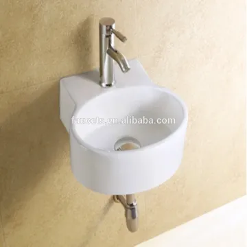 Competitive Price Round Ceramic Semi Pedestal Basin