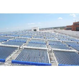 solar thermal project, centralized non-pressure solar collector