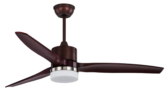 52-inch Brown Modern Decorative Fan Lamp