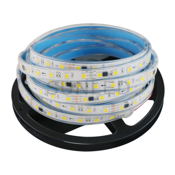 Franja flexible de LED SMD White White 5050 de 24 V - Rollo de 5 m