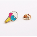 Personlig Metal Ice Cream Cupcake dessert Badge Pin