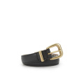 Luxury Fashionable Black Genuine Leather Belt for Women