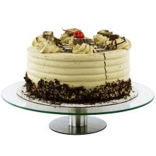 TEMPER GLASS CAKE STAND