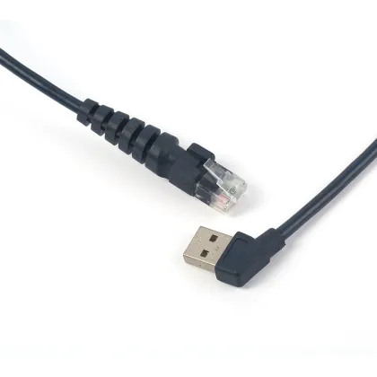 Black Sheath PRO Male RJ11 Telephone Cable