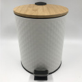 Bamboo lid New design trash can