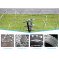 Galvanized razor wire, concertina barbed wire