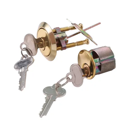 China Single Cylinder Jimmy Proof Lock Solid Bronze Shutter Guard Lock