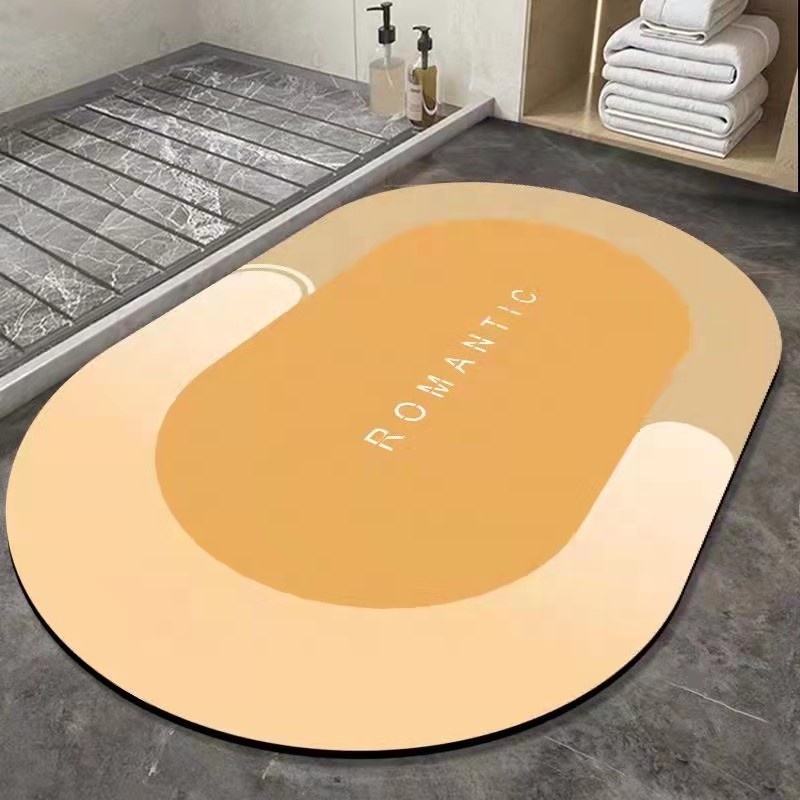 Shower Super Absorbent Diatomites Bath Mat