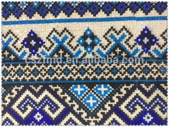 100% Poly Weaving Fabric with Printing