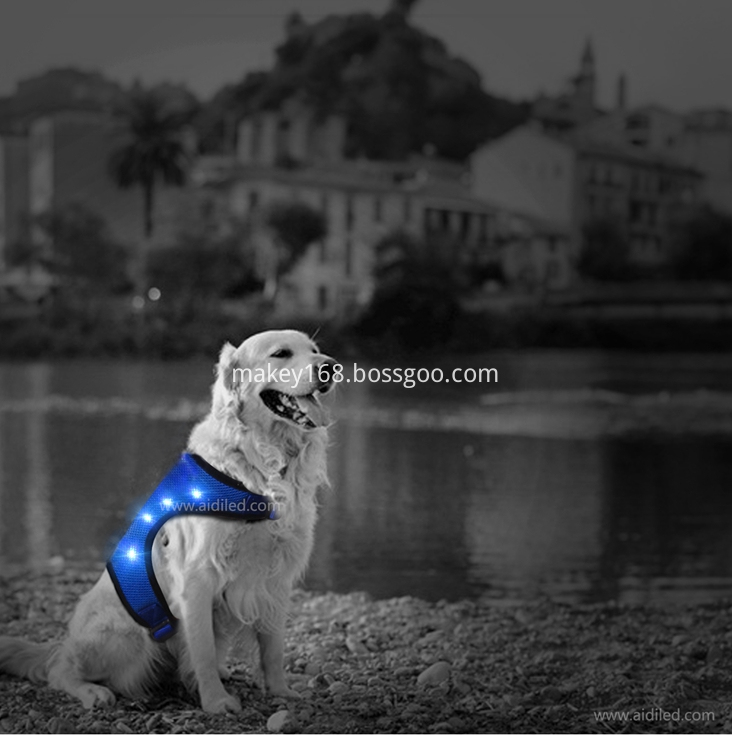 mesh webbing led dog vest mesh webbing led dog vest