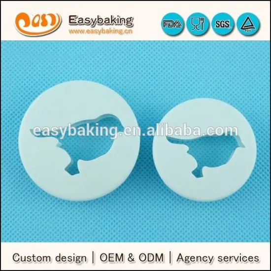 Custom peace bird fondant cake plastic cake decorating cutters