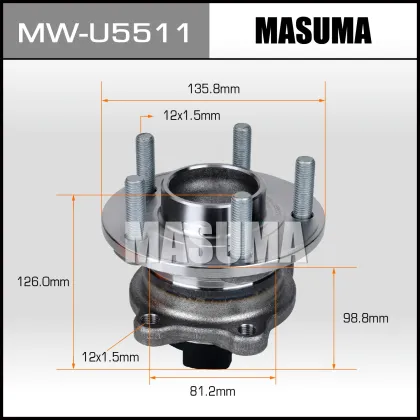 MW-U5511 Masuma Auto Parts Wheel Hub for FORD FOCUS BV61-2C299-AAE AAF BAA