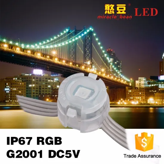 RGB full color amusement decorated led pixel high brightness 0.3W 5VDC 20mm led pixel