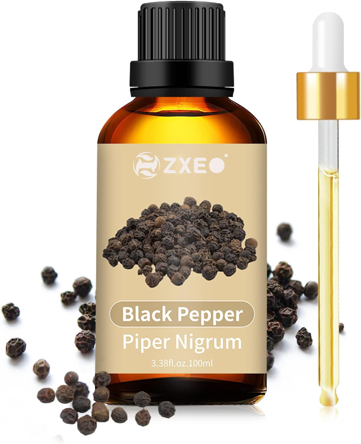 Manufacture supply Organic 100% pure cosmetic grade black pepper oil for body massage herbal oil for sale