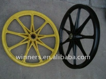 6 PLASTIC SPOKED WHEELS 20" X 1.75"