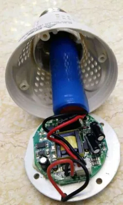 7w 220v led emergency charging light emergency bulb