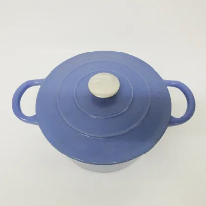 Enamel Cast Iron Covered Casserole