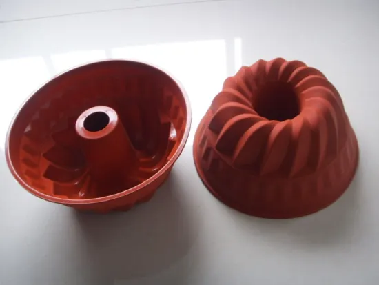 round shape silicone bundt pan cake mould (JND-027)