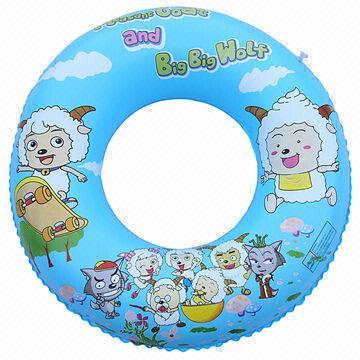 Inflatable Swimming Ring, Customized Designs and Colors Available