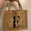 Personalized Jute Bag for Mom Mother's Day