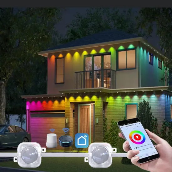 Remote Control SMD 5050 Smart WiFi RGB LED Strip Lights for Home