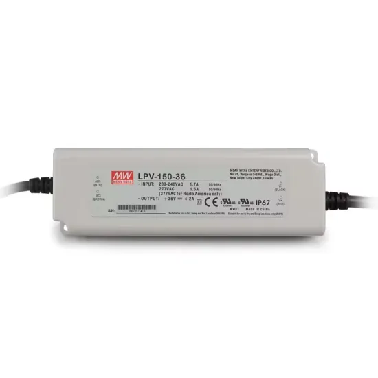 IP67 LPV 150W Power Supply for LED Strip Light (12V/24V/36V)