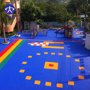 Spielplatz im Freien Plastik ineinandergreifende Fliesenböden in Neuseeland