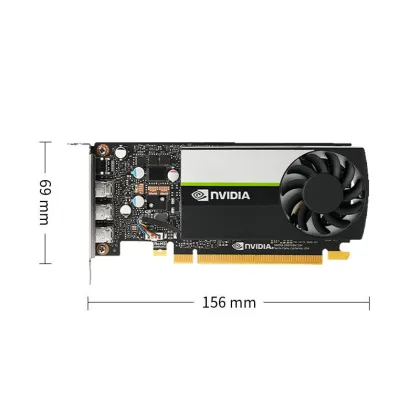 NVIDIA GeForce T400 4GB GPU Card - Professional Graphics Card for Multi-Screen Design